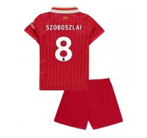 Liverpool Dominik Szoboszlai #8 Koszulka Podstawowa dzieci 2024-25 Krótki Rękaw (+ krótkie spodenki)